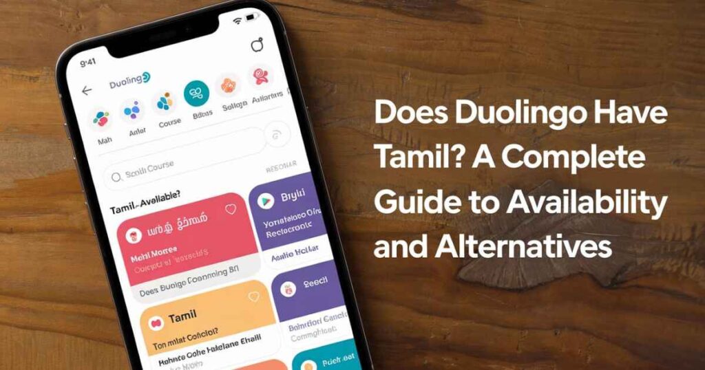 Does Duolingo Have Tamil A Complete Guide to Availability and Alternatives