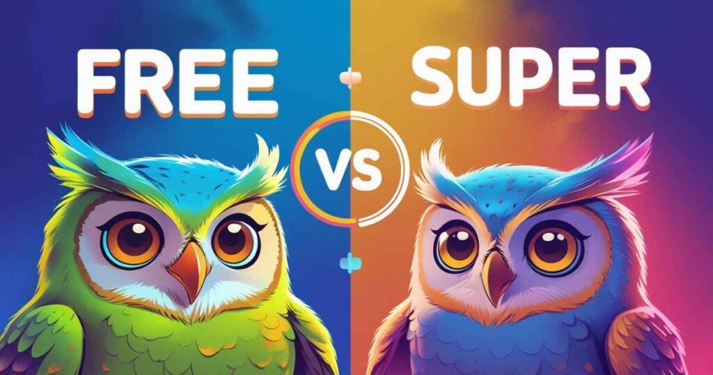 Duolingo Sign Up Free vs Super Duolingo Features