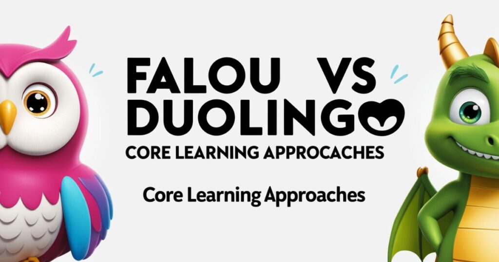 Falou vs Duolingo Core Learning Approaches