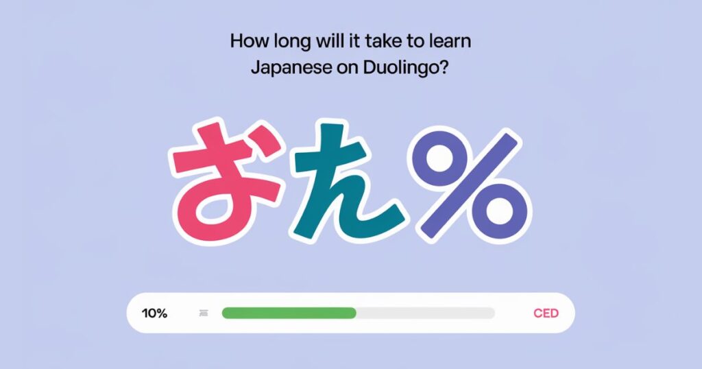 How Long Will It Take To Learn Japanese On Duolingo A Realistic Timeline