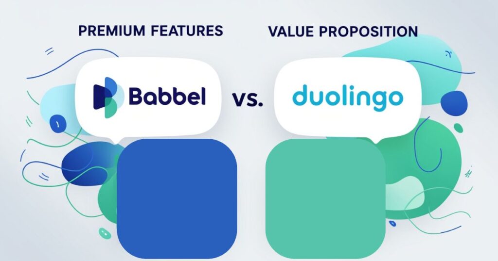 Premium Features and Value Proposition Babbel vs Duolingo