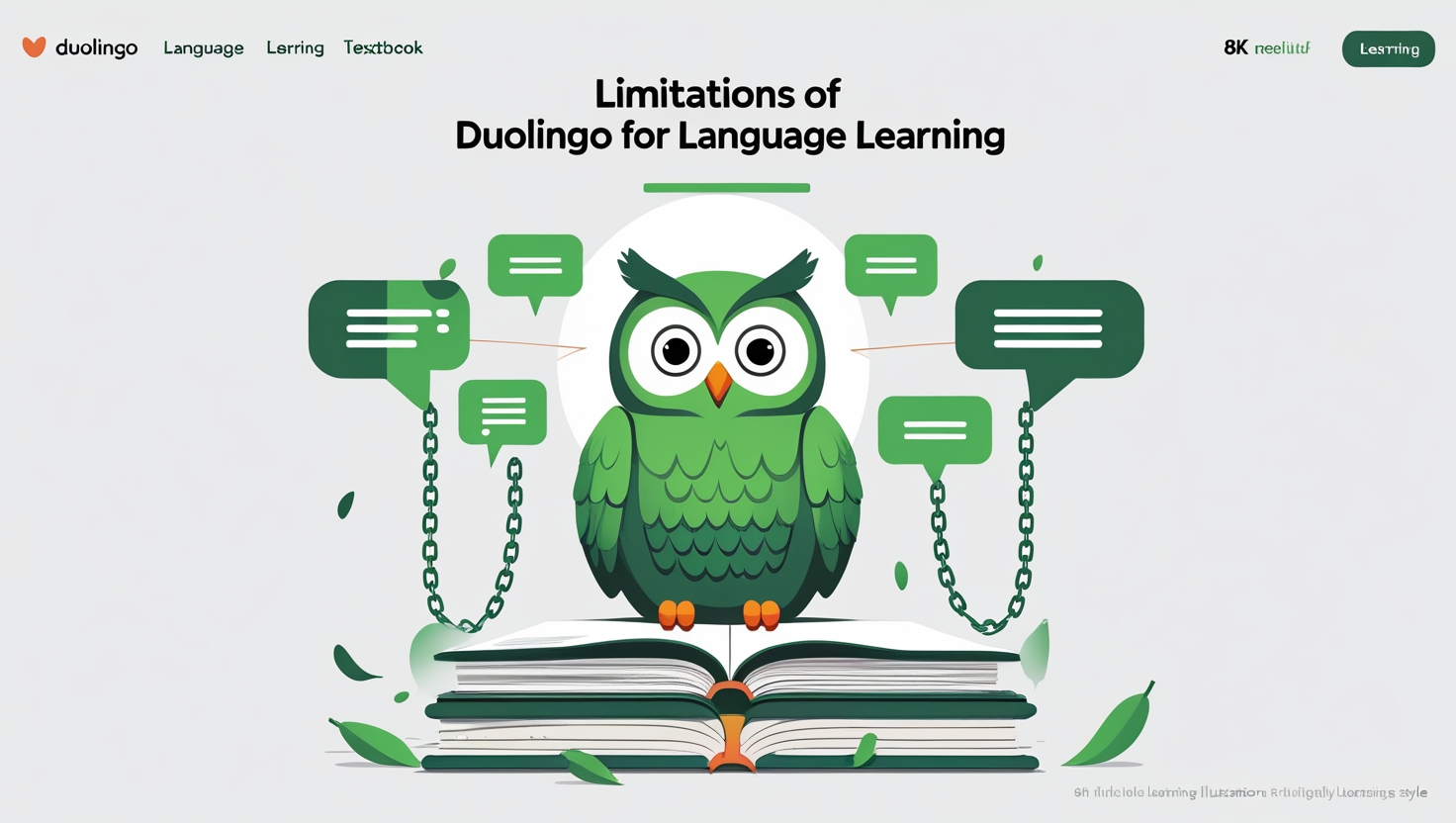 Limitations of Duolingo for Language Learning