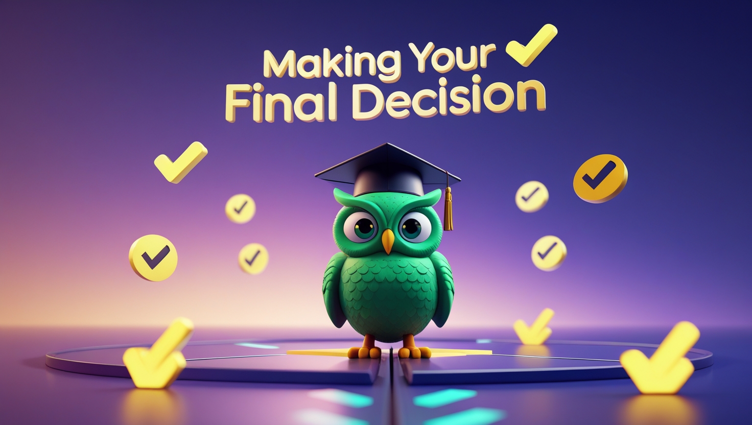 Making Your Final Decision